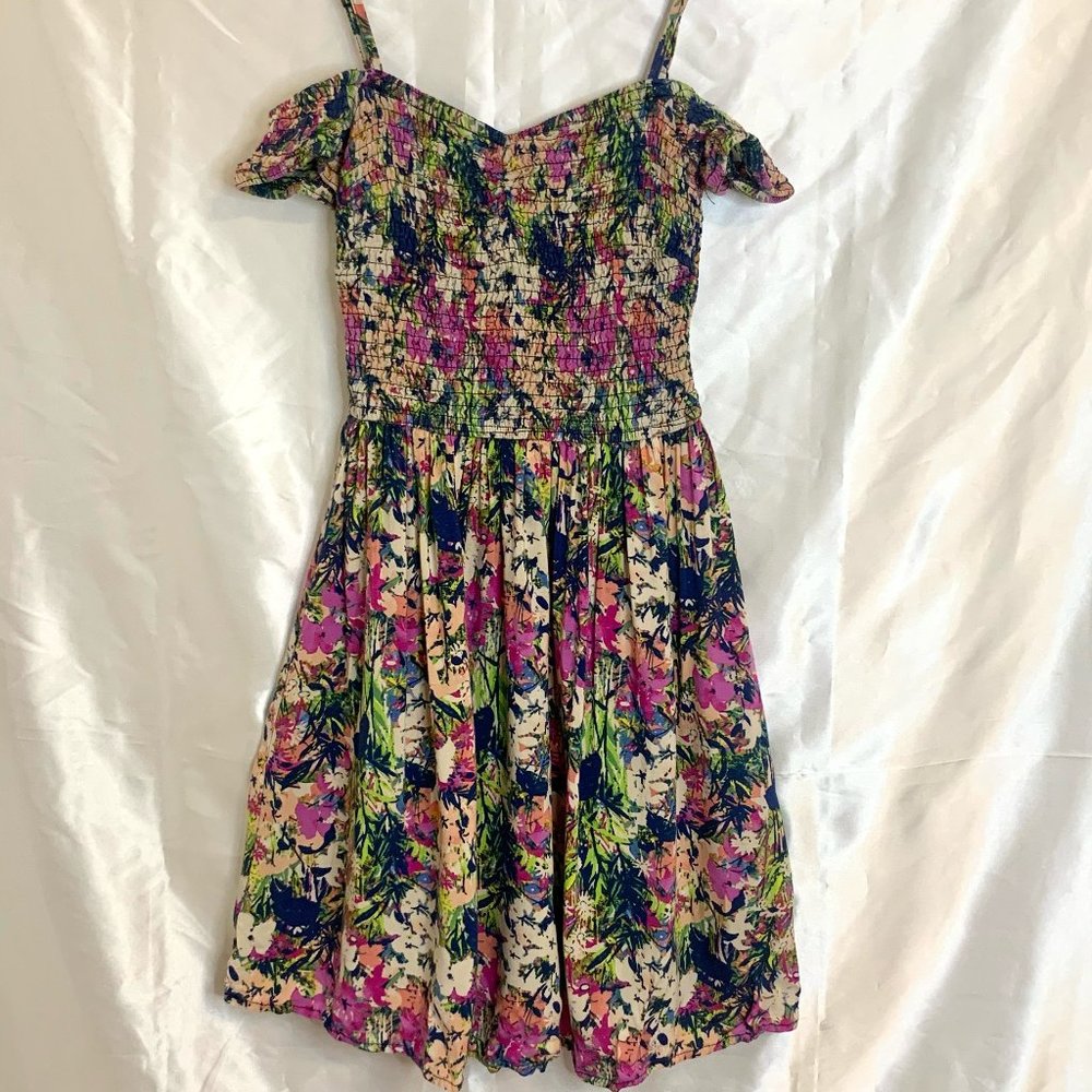 Loose Mini Floral  Spring Dress